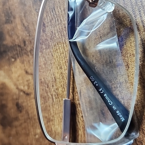 EyeKeeper Fashion Readers Half Rim Readers Gold +3.00 NWT X002LVHCWV - Picture 2 of 3